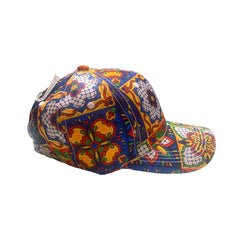 Adjustable Sicilian Baseball Hat - L 10 x 8 in approx