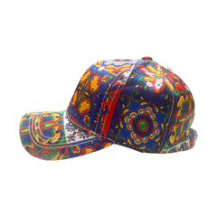 Adjustable Sicilian Baseball Hat - L 10 x 8 in approx