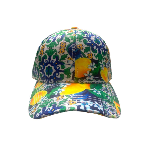 Adjustable Sicilian Baseball Hat - L 10 x 8 in approx