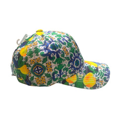 Adjustable Sicilian Baseball Hat - L 10 x 8 in approx