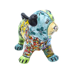 Caltagirone Ceramic Pug Dog, Measurements h 18 x 20 cm approx. Modern Decoration