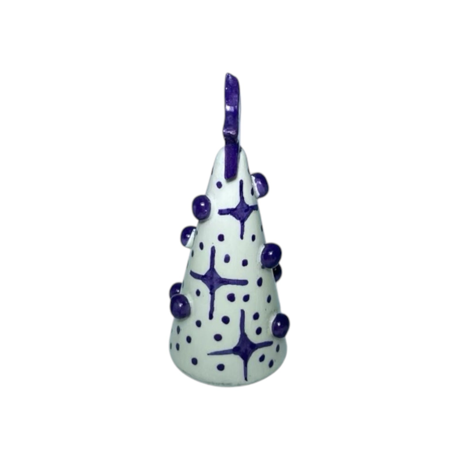 Purple And With Christmas Tree in Ceramic 12cm