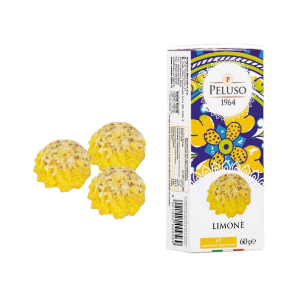 Almond Paste Cookies With Lemon Peel 60g By Peluso