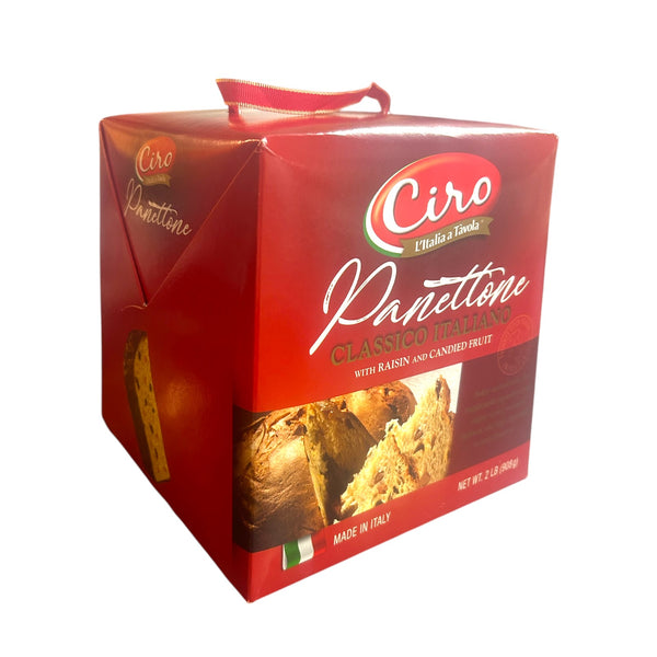 Ciro Classic Traditional Panettone Cake With Raisins and Candied Fruit 2lb