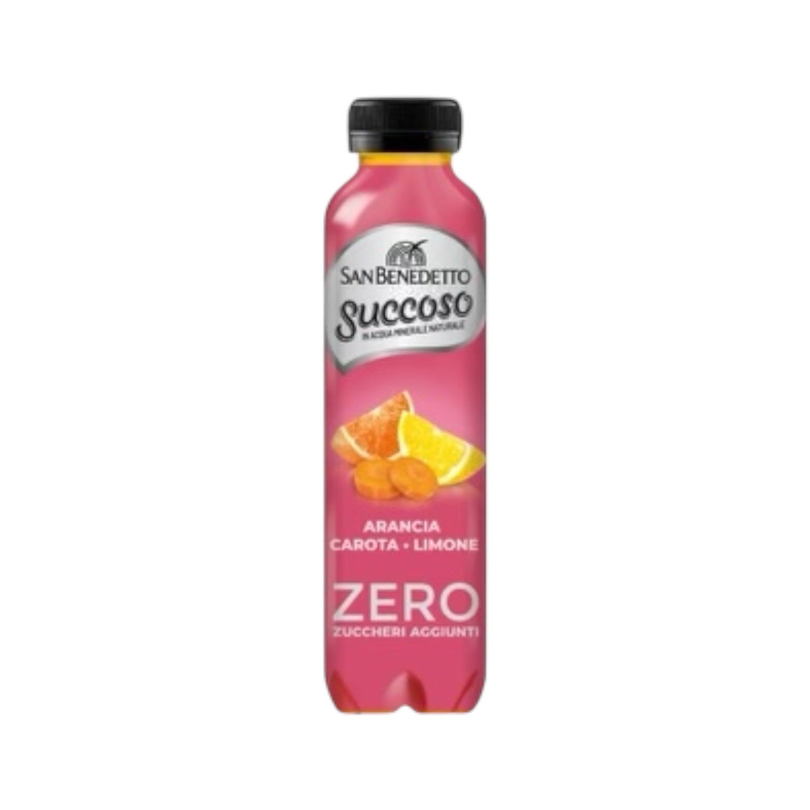 San Benedetto Succoso Zero Arancia E Arancia Rossa 
Juice Zero Sugar Add 
Orange And Blood Orange Pet 400 ML