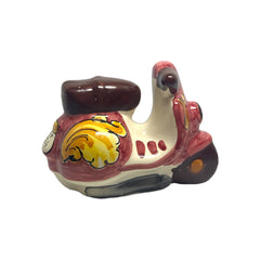 Vespa ceramic vehicle from Caltagirone 5x3x3.5 in