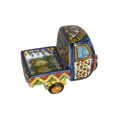 Moto Ape Made With Caltagirone Ceramic & Hand Decorated in Sicilian Cart Style