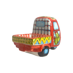 Moto Ape Made With Caltagirone Ceramic & Hand Decorated in Sicilian Cart Style