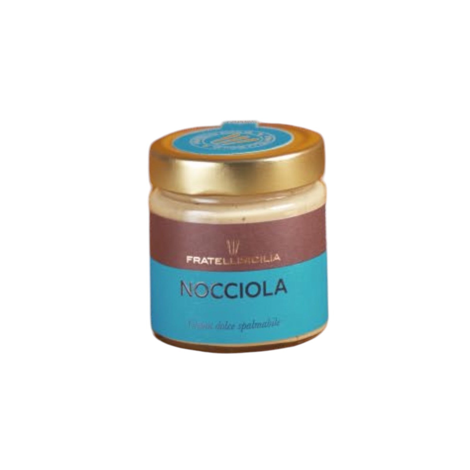 Hazelnut cream Crema di nocciola Glass jar 200g By Fratelli Sicilia