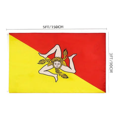 Sicilian Flag 5x3feet