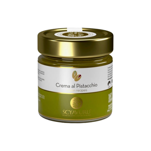 Scyavuru Pistachio Cream/ Spread Glass jar Product of Italy 200g