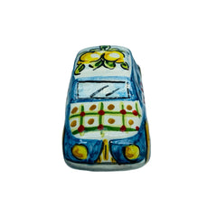 Fiat 500 Vehicle in Ceramic from Caltagirone 8x4cm