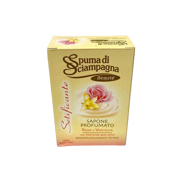 Spuma di Sciampagna Bar Soap Vanilla and Rose 100g