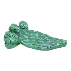 Sicilian Ceramic Wall Prickly Pear Shovel, h 20 cm x 13 cm approx.
Green color