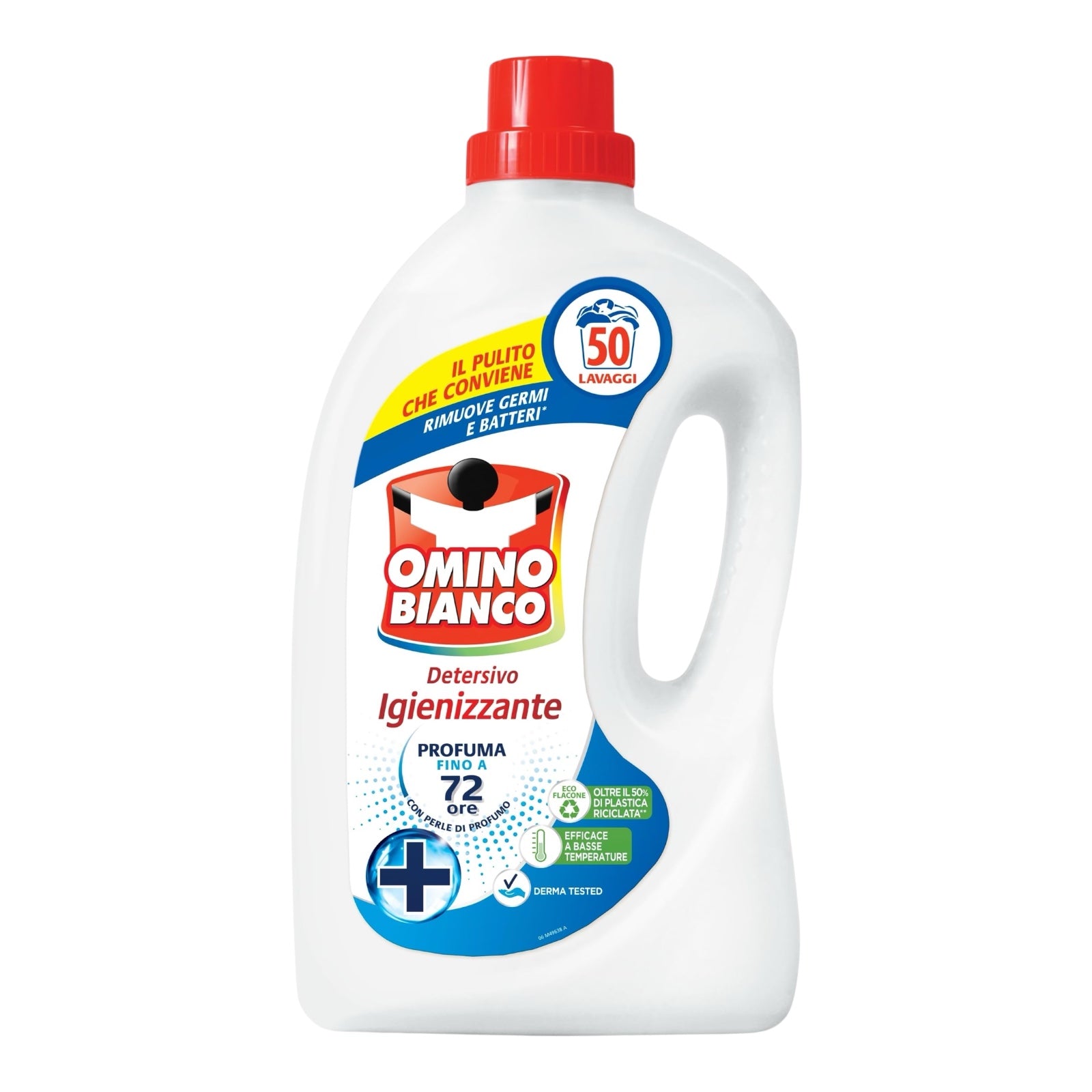 Omino Bianco - Sanitizing Liquid Washing Machine Detergent, 50 Washes 2000ml