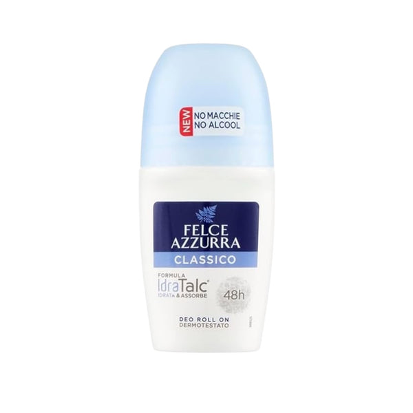 Felce Azzurra Deodorant Roll-On Classico with Talcum