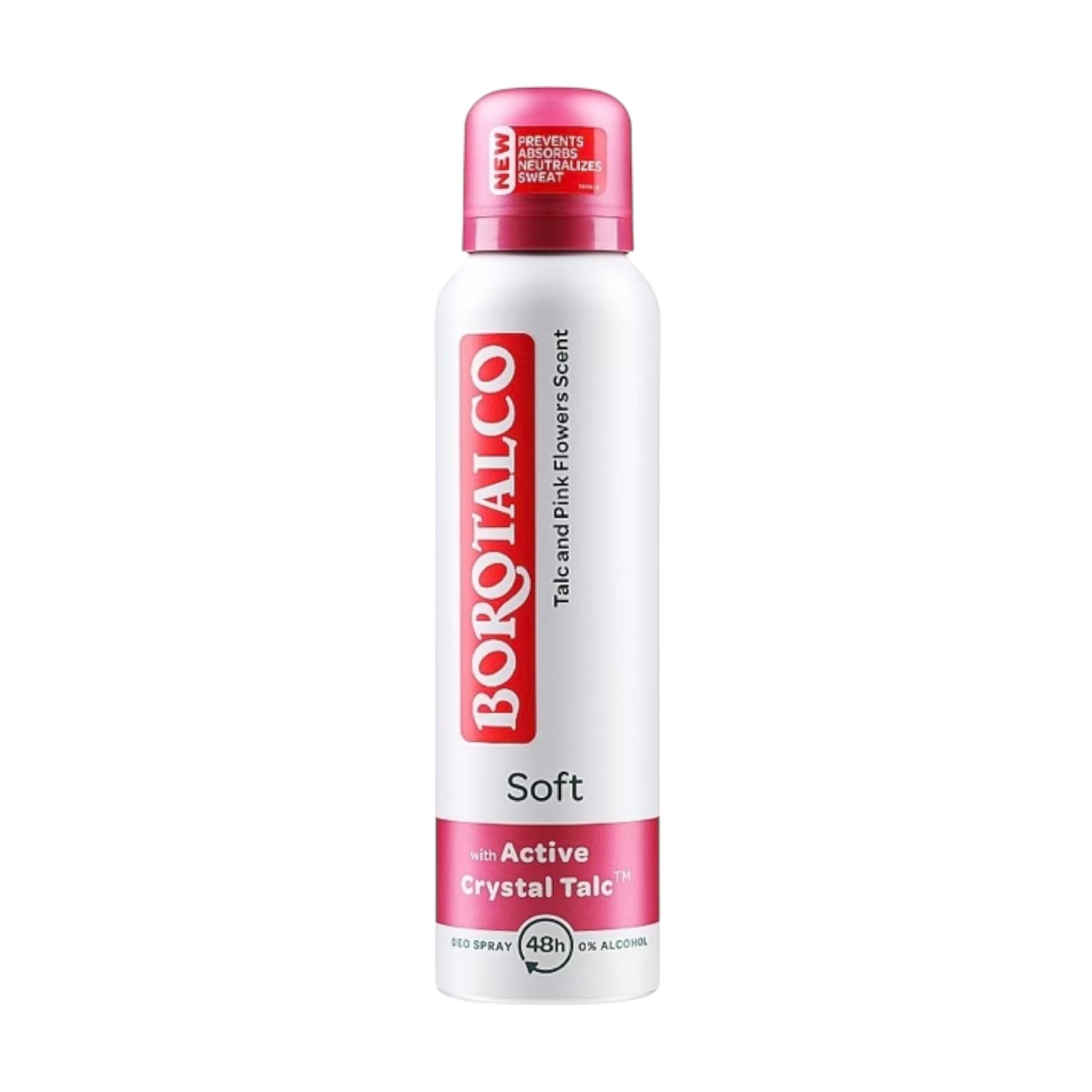 Borotalco Anti-Transpirant Deo Spray Soft / Pink Flowers Scents
48h 150ml