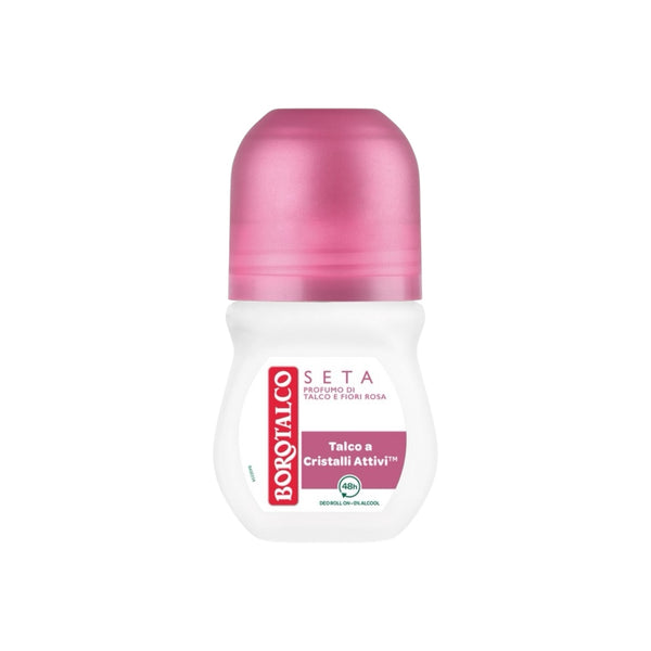 Borotalco Roll-OnDeodorant 
Silk Scent of Pink Flowers 50ml