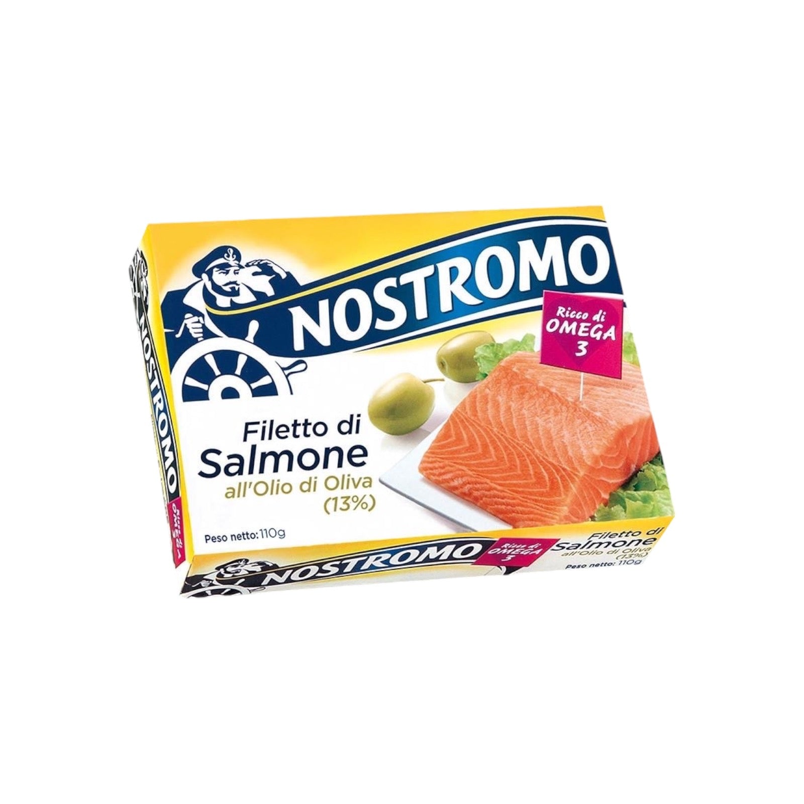 Nostromo Salmon fillets in olive oil 110g