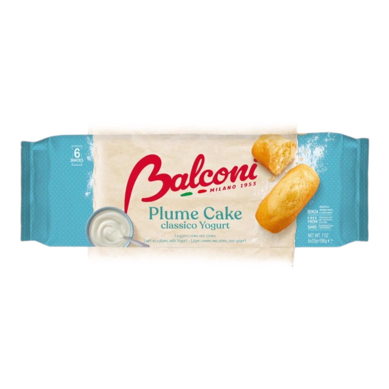 Balconi Plumcake Classic With Yogurt 6x38g 228g