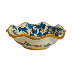 Scalloped Bowl in Fine Sicilian Ceramic Ø approx. 13 cm