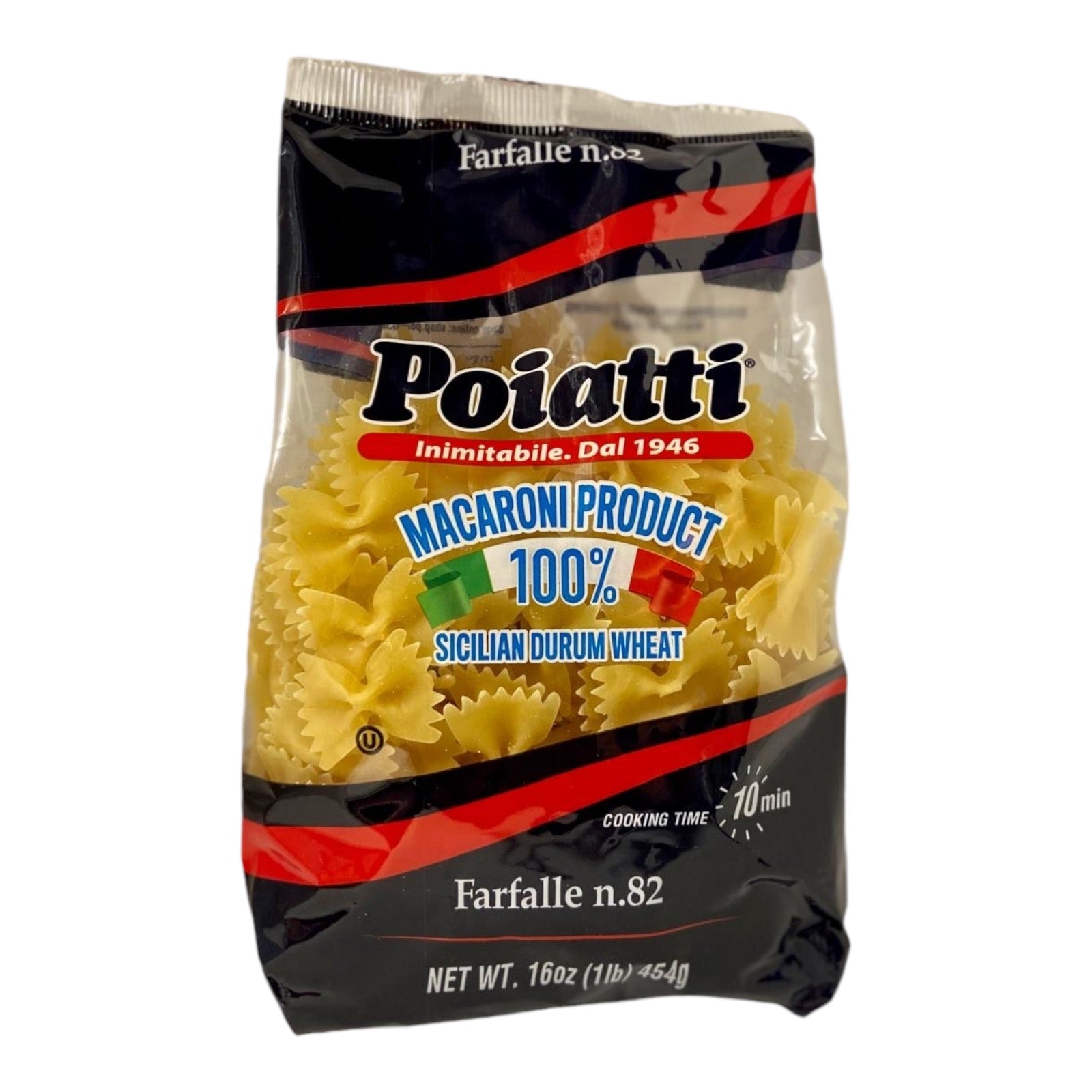 Poiatti Pasta Farfalle n.82 454g