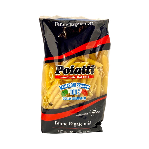 Poiatti Pasta Penne Rigate n 41 
454g