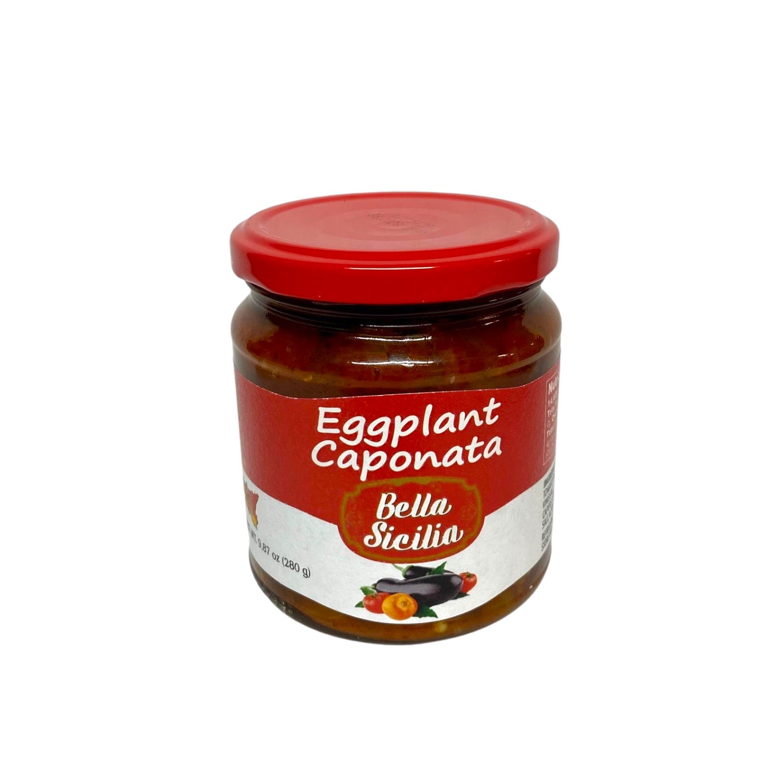 Bella Sicilia Eggplant Caponata
Glass jar 280g