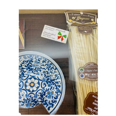 Gift Box Fabbrica della Pasta Conchiglioni And Linguine With one Ceramic Plate