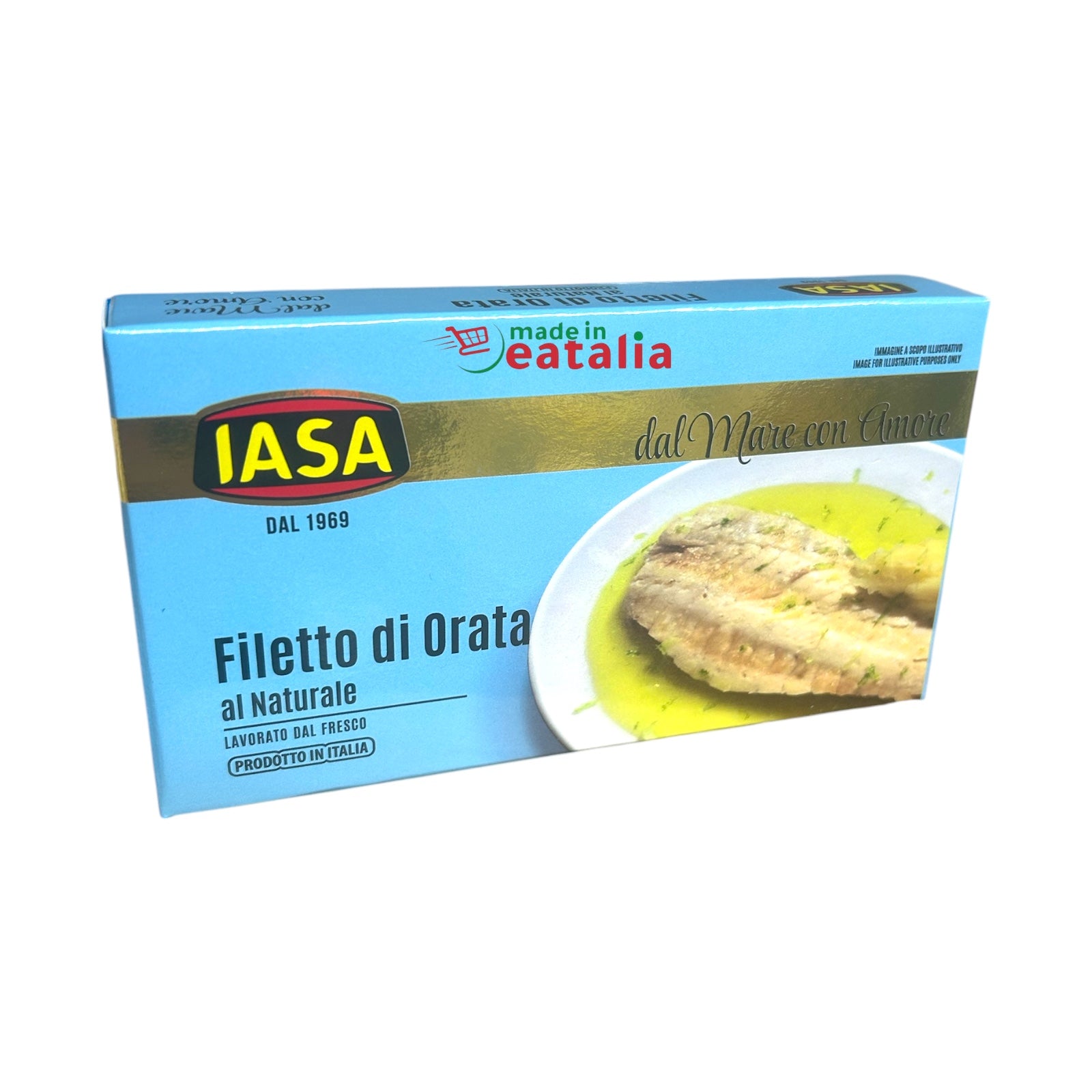 Filet Orata Dorade in water 145g By Iasa