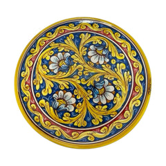 Large Ornamental plate in fine Caltagirone Ceramic 30cm