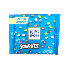 Ritter Sport Milk Chocolate w/ Smarties - 100g Limited Edition