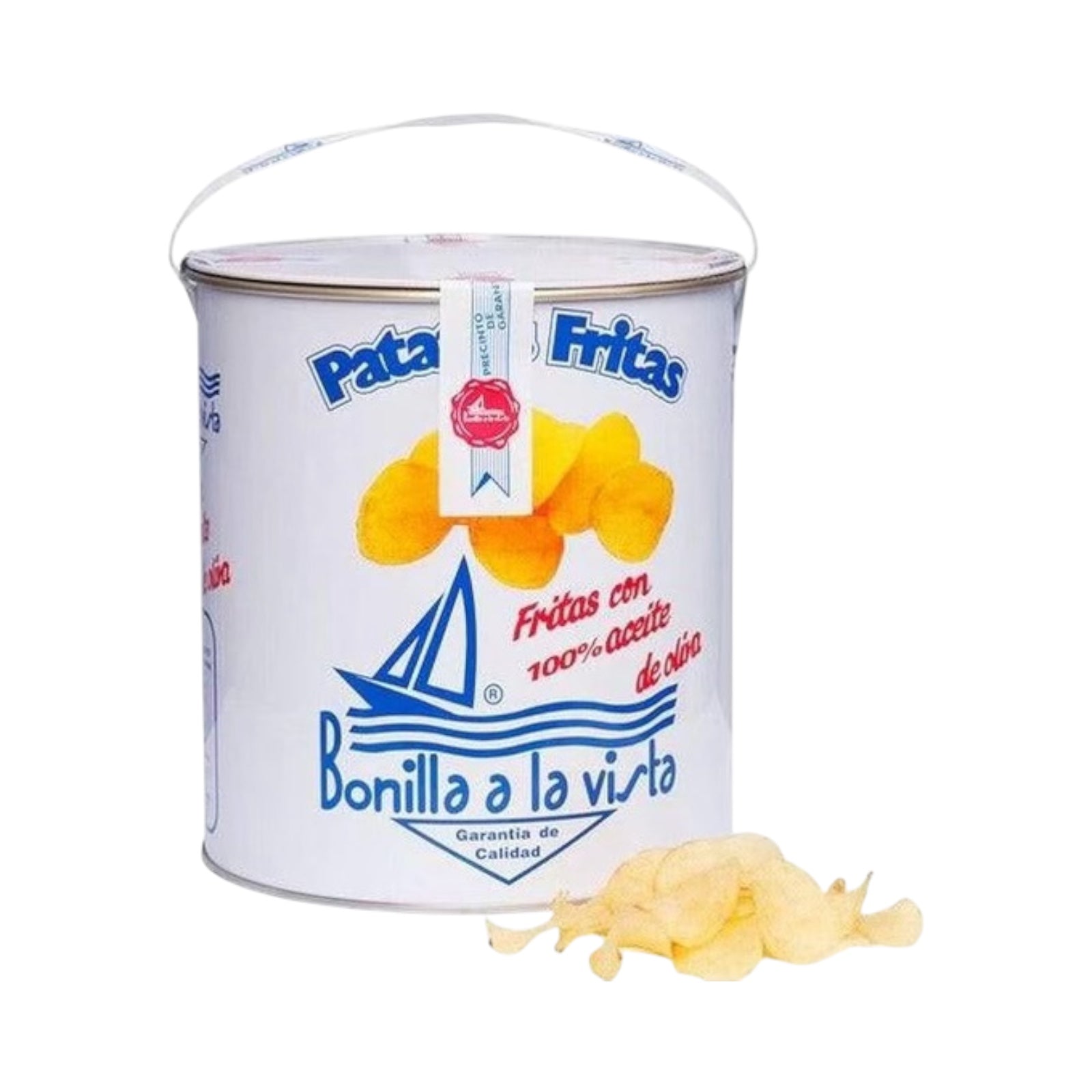 Bonilla A La Vista Patatas Fritas
Potato Chips in Tin 500g