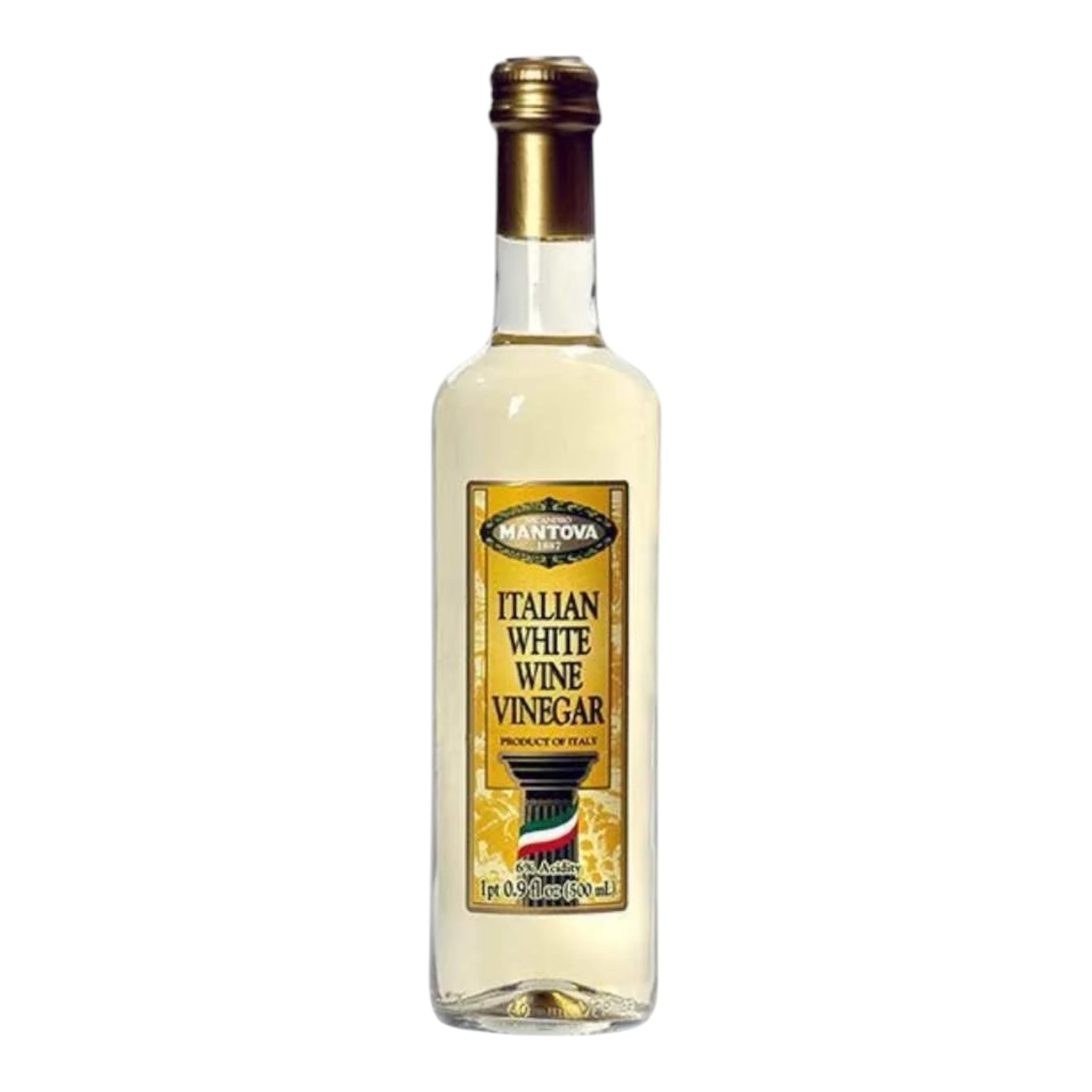 Mantova Italian White Wine Vinegar 16.9 oz. / 500ml