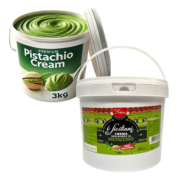 I Siciliani Dolgam Spreadable Pistachio Cream Product of Italy 
3000g