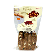 Dolciaria Monardo Cantuccini 
Cacao and Almonds 220g