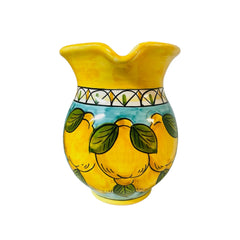 Geometric Lemons Fantasy Jug Turquoise/ green 16cm by Sorrento e…