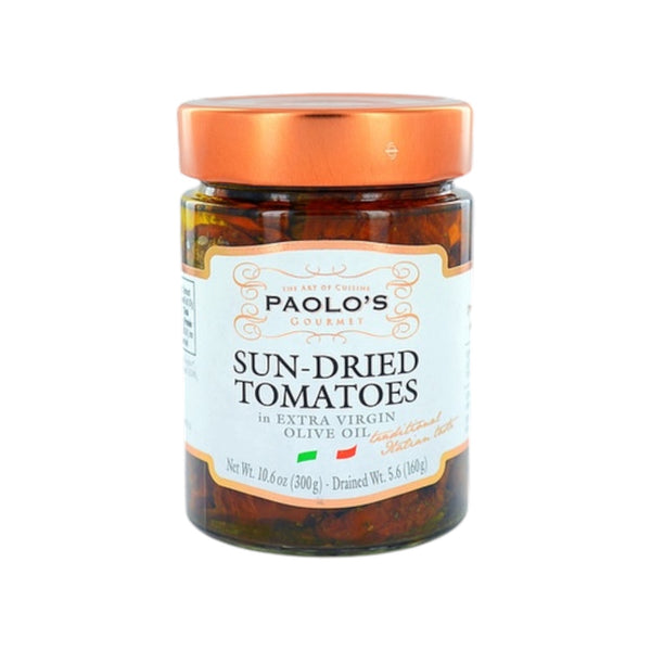 Sun dried Tomatoes Glass Jar 300g By Paolo’s