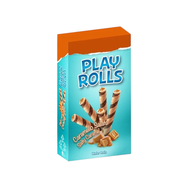Playtime Play Rolls Caramello Salato Wafer Rolls Salted Caramel
150g