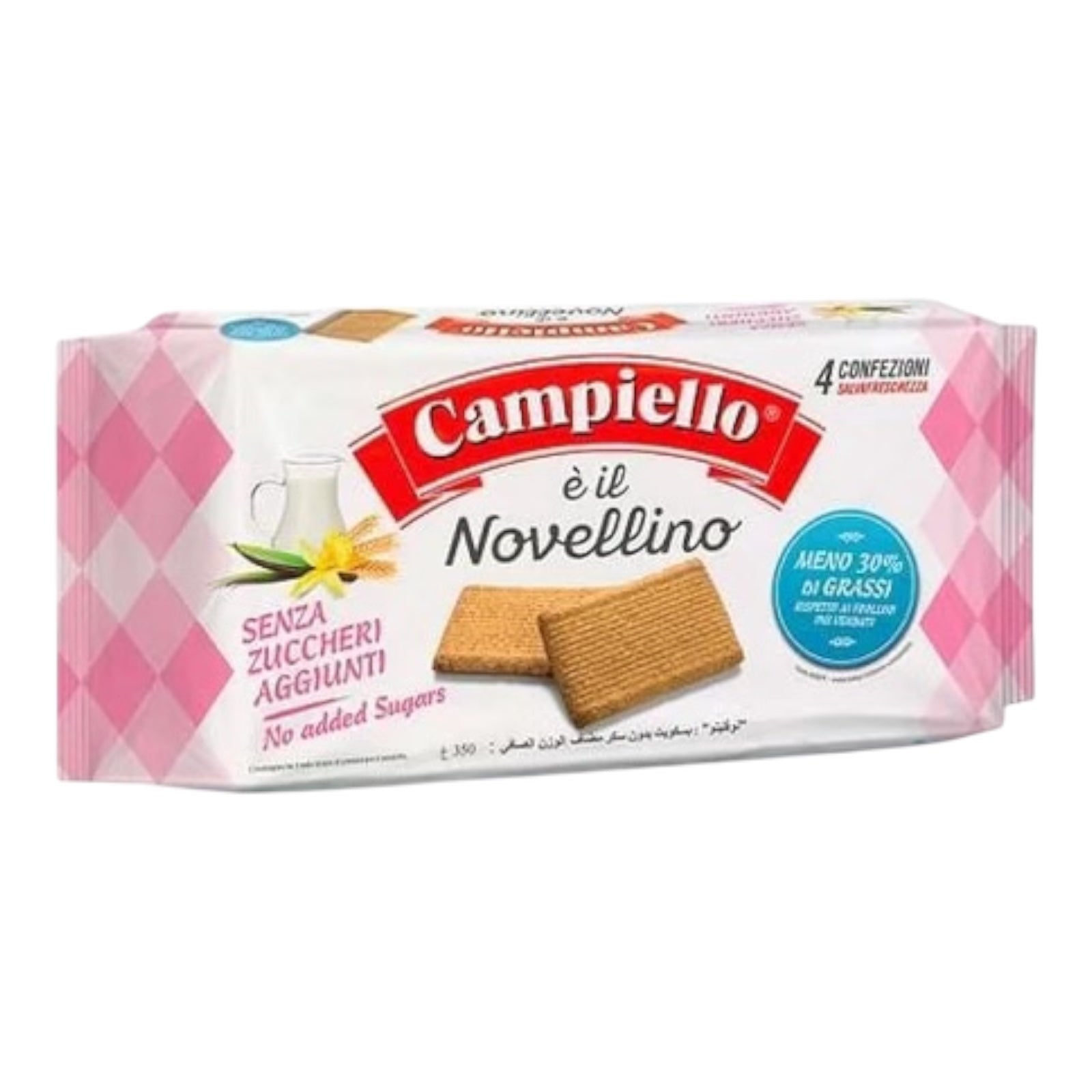 Campiello Biscuits Novellino Senza Zuccheri Aggiunti Without added sugar 350g