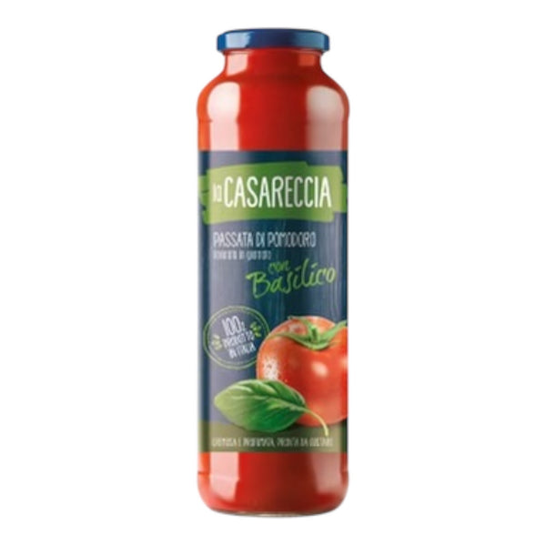 La Casareccia With Basil Tomato Purée Glass Bottle 690g