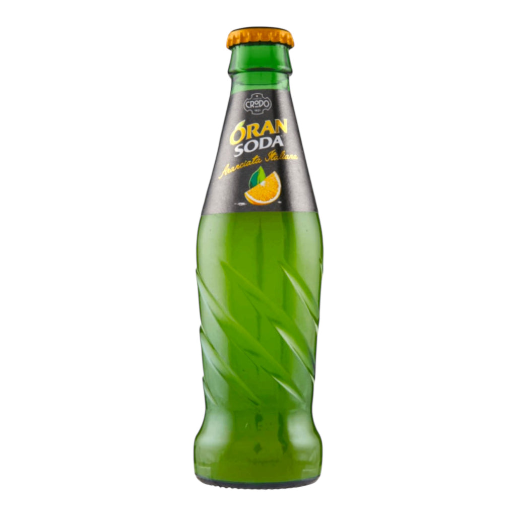 Crodo Crodo Oran Soda Glass Bottle 200ml – Made In Eatalia