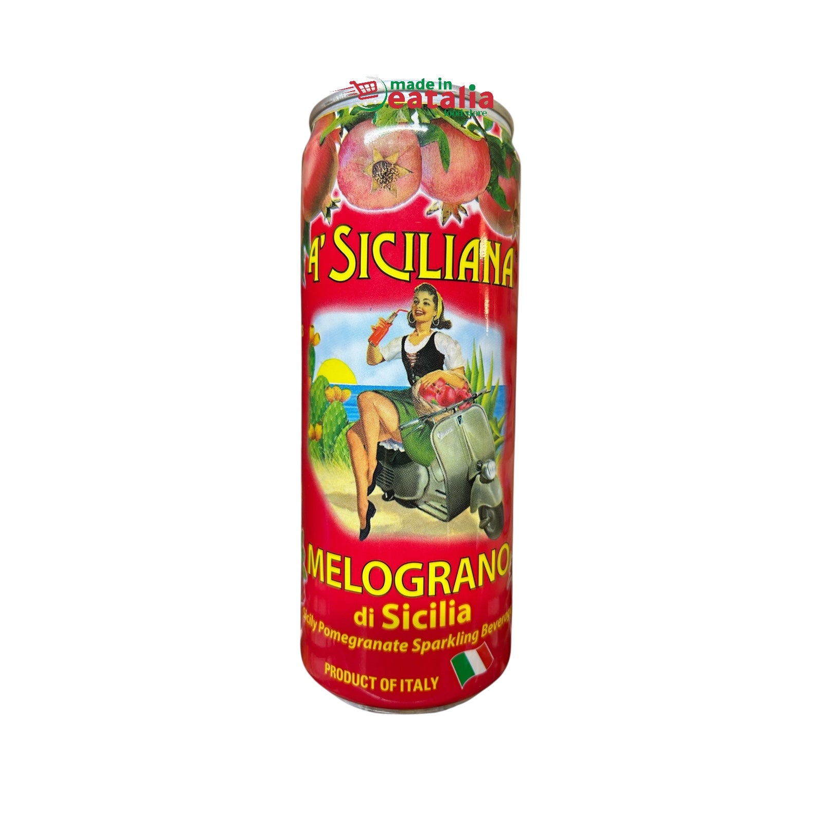 A’ Siciliana Melograno di Sicilia – Sparkling Pomegranate Beverage