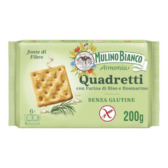 Mulino Bianco Quadretti 
Gluten-Free Crackers Quadretti 
Senza Glutine 200g