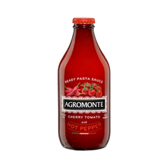 Agromonte Cherry Tomato Sauce 
With Hot Pepper Ready To Use.
Glass bottle 330g