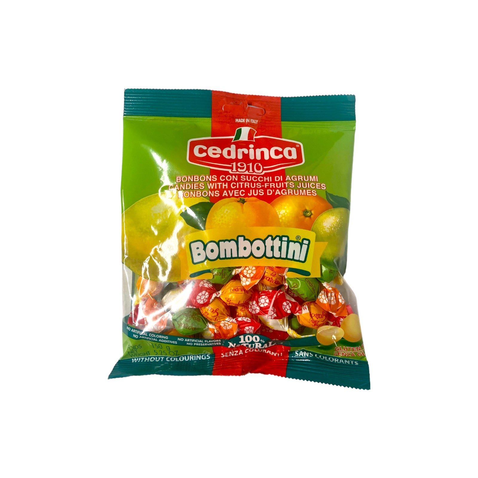 Cedrinca Bombottini Candies With Citrus Fruits Juices