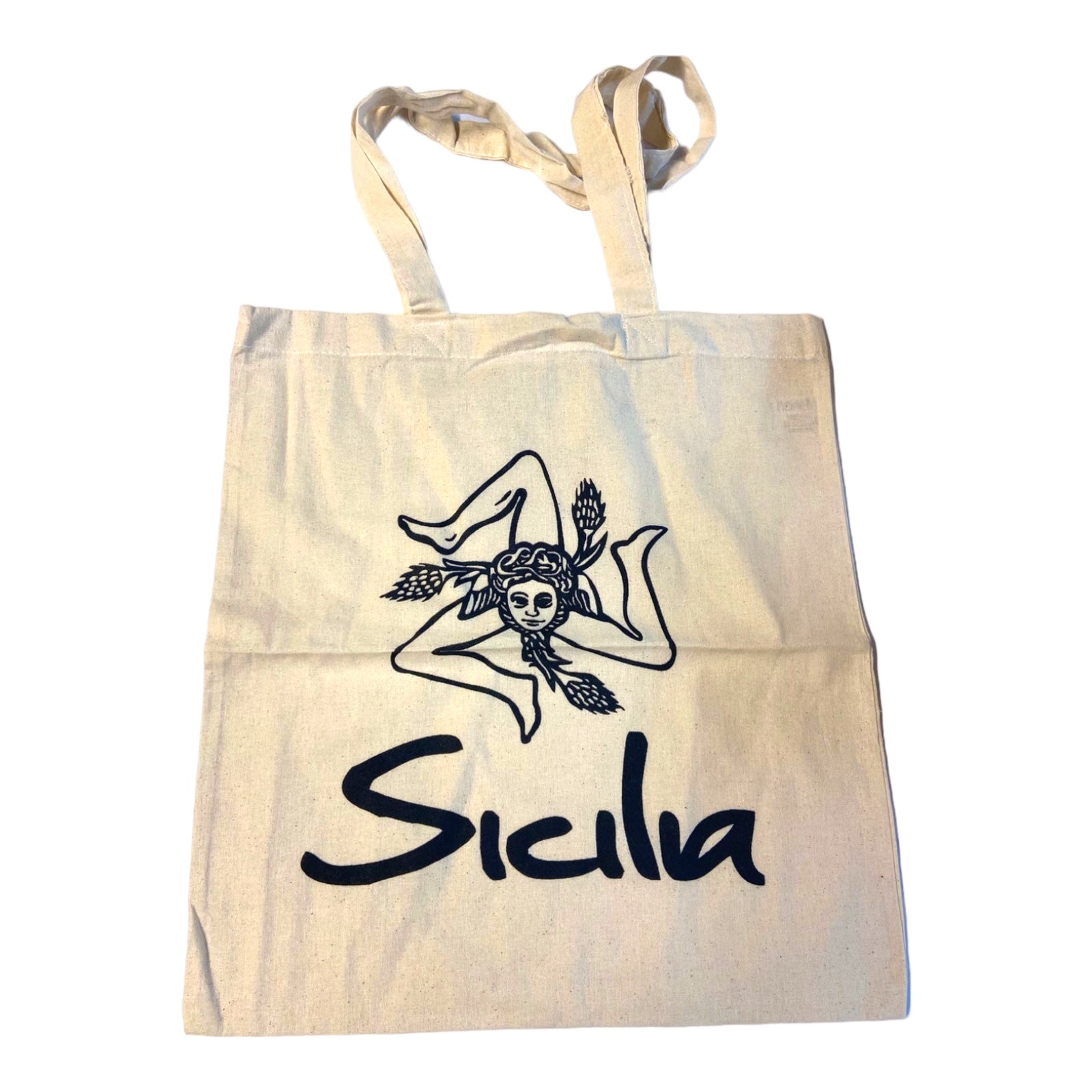 Sicilia Trinacria Tote Bag 100% Cotton