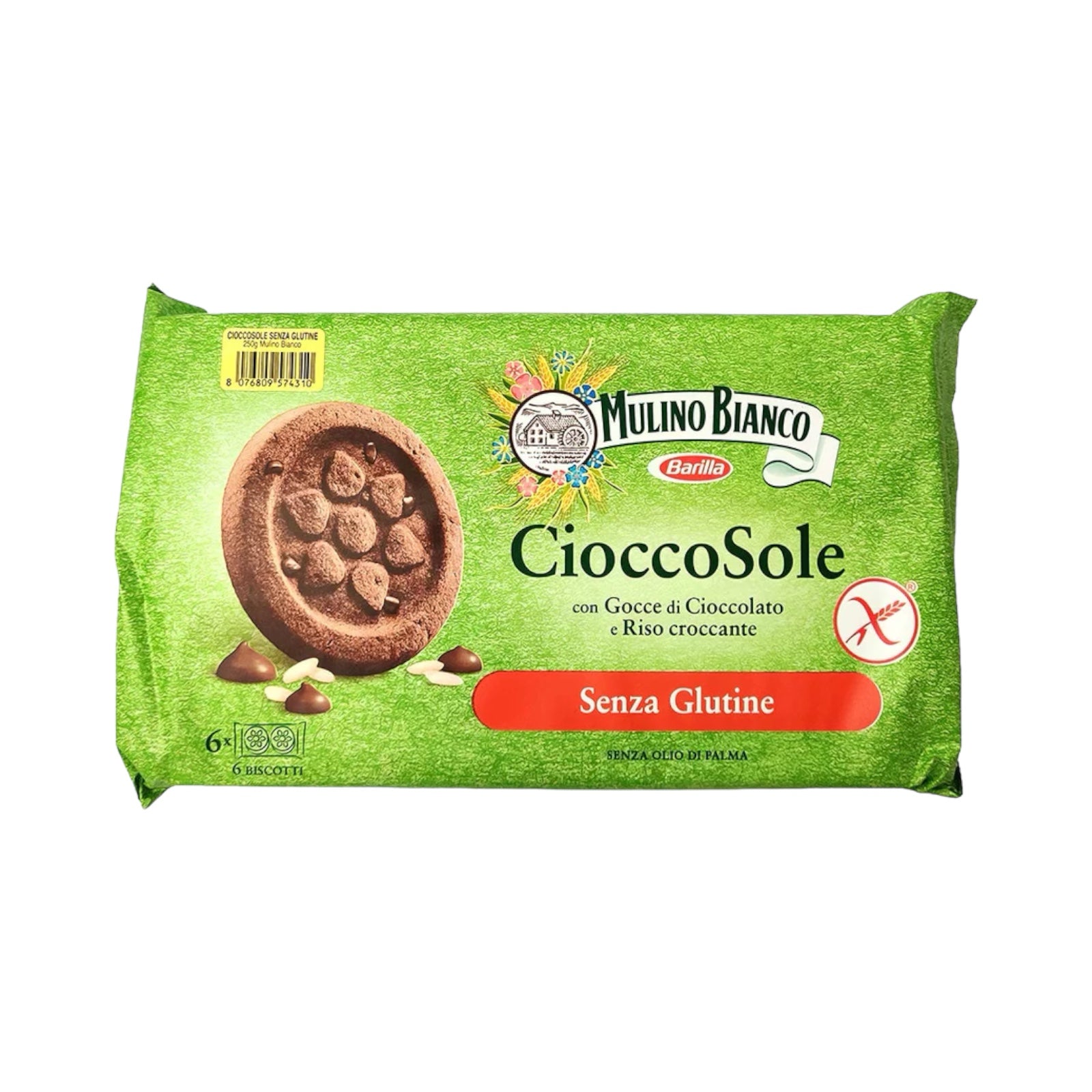 Mulino Bianco Gluten Free Cookies CioccoSole 250g
