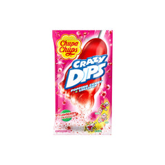 Chupa Chups Crazy Dips Lollipops
With Strawberry Taste 14g