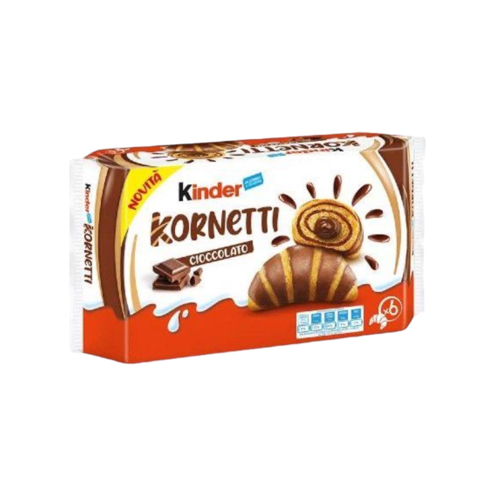 Chocolate Kornetti Kinder 252g